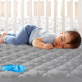 Mini Crib Mattress Protector Sheets Fitted Waterproof Mini Crib Mattress Pad by Bilobanbabybedding