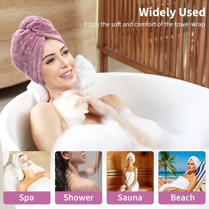 Bath Wrap Towels for Women – Adjustable Spa Shower Wrap - Image 5