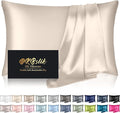 Silk Pillowcase for Hair and Skin, Mulberry Silk Pillow Cases Standard Size by HOME