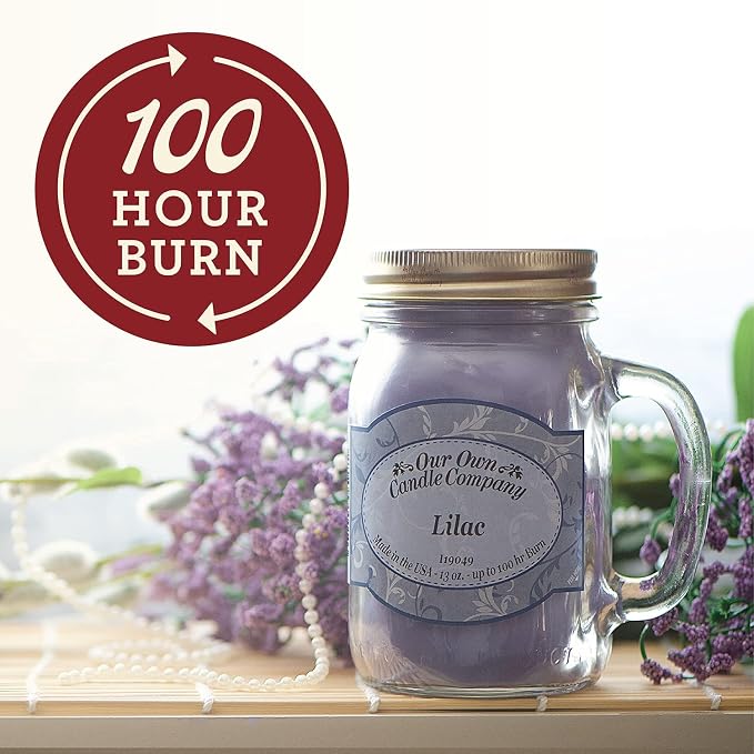 Our Own Candle Company, Pineapple Punch Scented Mason Jar Candle, 100 Hour Burn - Image 3