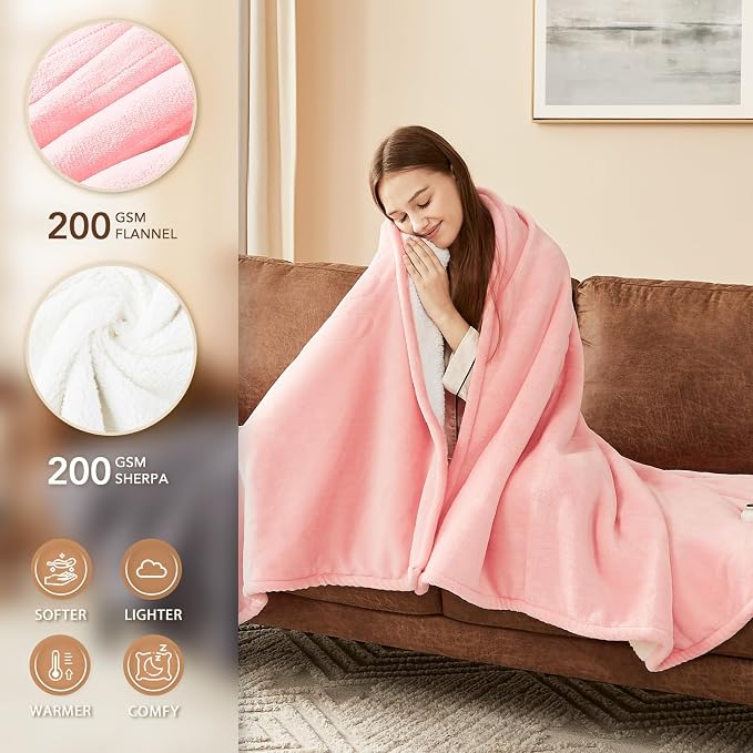 Homemate Electric Heated Blanket King Size - Image 2