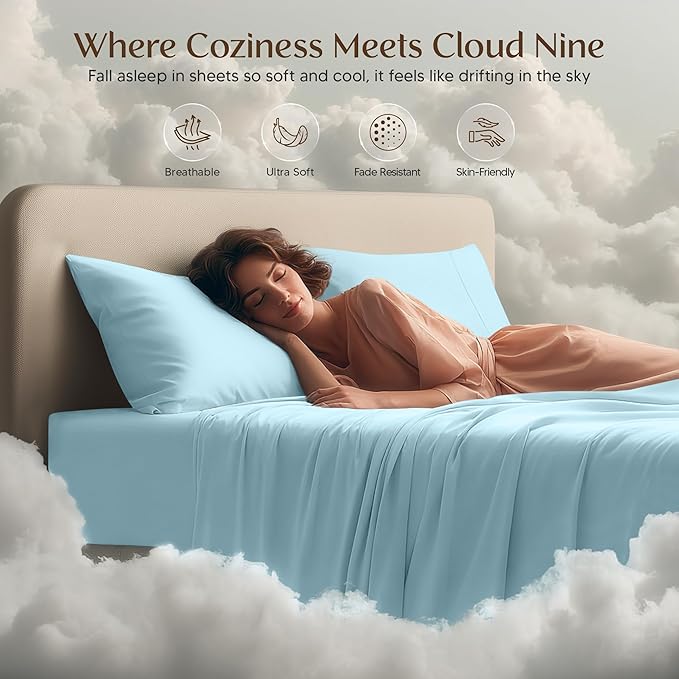 Utopia Bedding Full Size Sheet Set – 4 Piece Bed Sheets, Soft and Breathable - Image 6