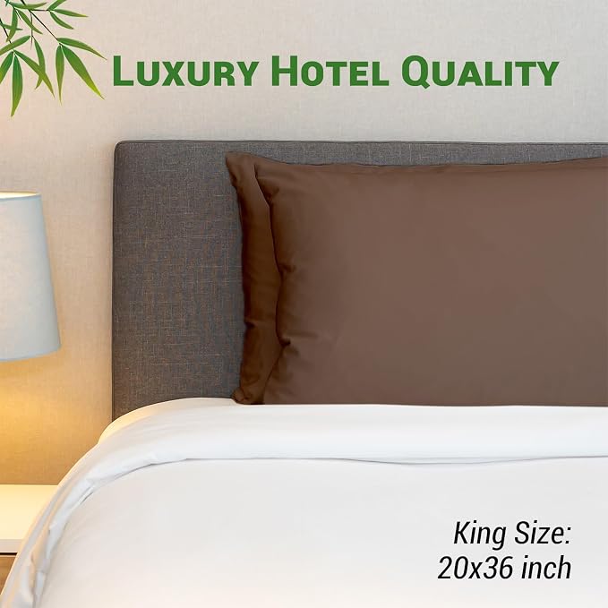 Gogreen Bamboo Rayon Waterproof Pillow Protector, Breathable Pillow Cover - Image 7