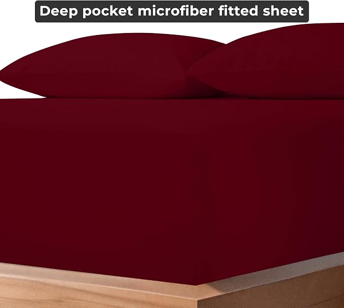 Royale Linens Fitted Sheet California King - Image 6