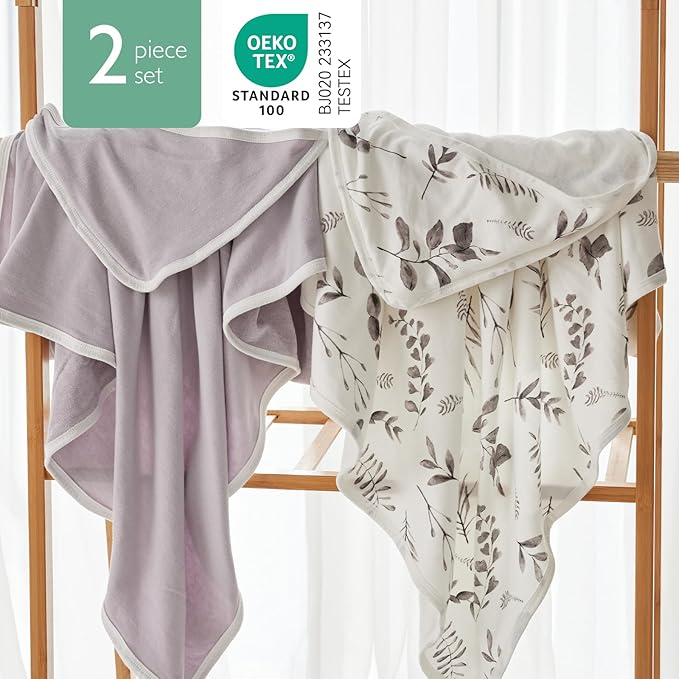 Momcozy Hooded Baby Towel, 2 Pack and Cotton Bath Towel - Image 5