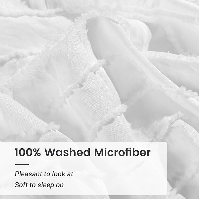 NEXHOME PRO Duvet Cover, Soft and Lightweight 100% Washed Microfiber Comforter - Image 3