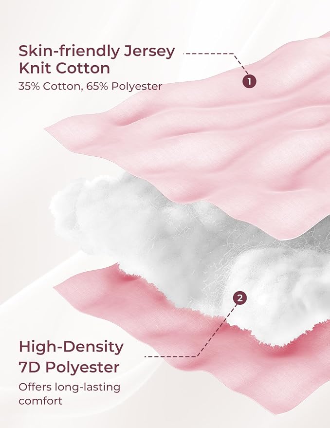 Momcozy Pregnancy Pillows for Sleeping, U Shaped Full Body Maternity Pillow for - Image 7