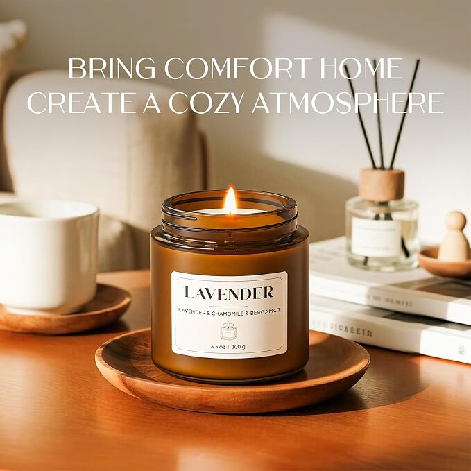 NORVENCE Scented Candles Gift Set, Stress Relief Candles - Image 5