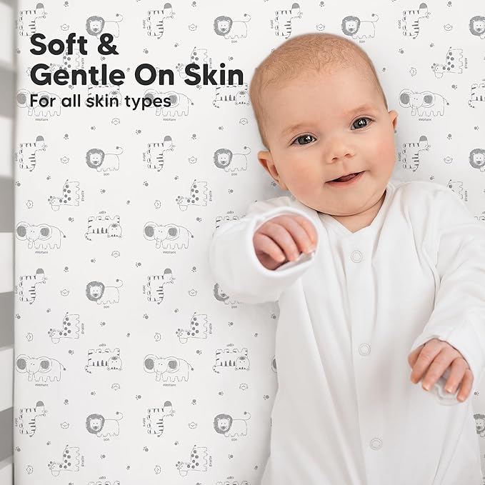 KeaBabies 2-Pack Organic Crib Sheets - Image 4