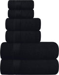 Belizzi Home Ultra Soft 6 Pack Cotton Towel Set, Contains 2 Bath Towels 28x55 by Unknown