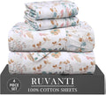 RUVANTI 4 Pcs Cotton Sheets by Ruvanti