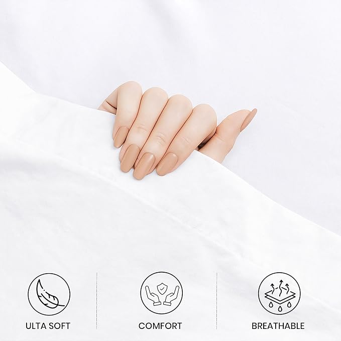 GOLD TEXTILES Full Flat Sheet 12 Pack – Brushed Microfiber Top Sheets - Image 4