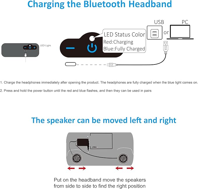 Sleep Headphones Bluetooth Headband - Image 6