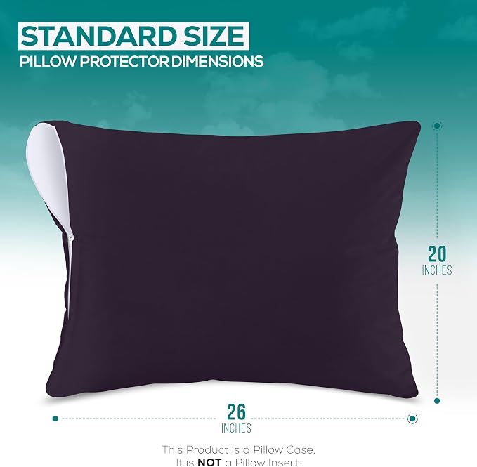 Utopia Bedding Premium 100% Waterproof Pillow Protectors - Image 2