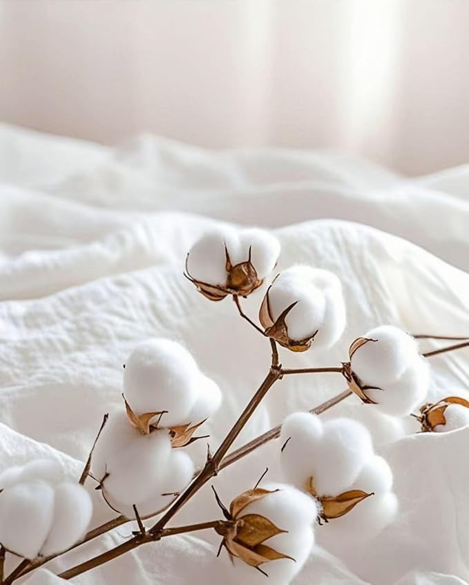 Queen Size Flat Sheet Only, Soft 300 Thread Count 100% Cotton Sheets, Cooling & - Image 4