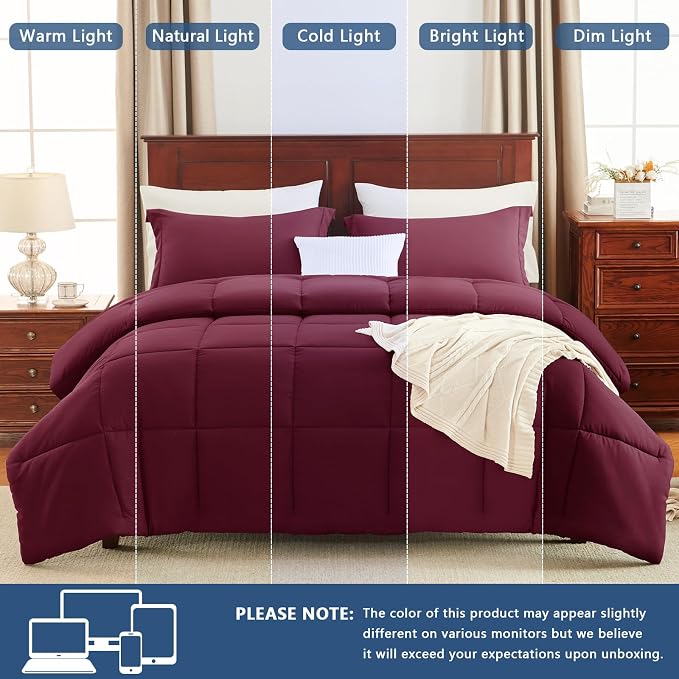 CozyLux Queen Comforter Set - Image 5