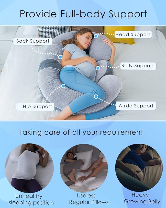 QUEEN ROSE Pregnancy Pillow E Shaped - Image 5