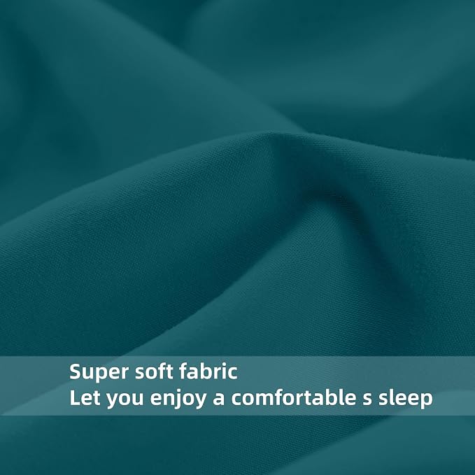 HBHLFZ Queen Fitted Sheet Only, Soft Breathable Bottom Sheet - Image 4