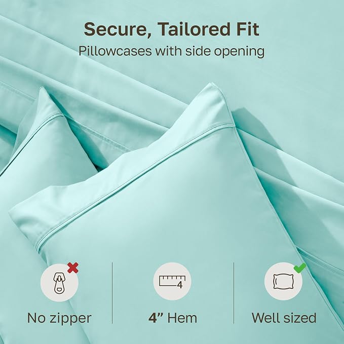 California Design Den Standard Queen Size Pillowcase Set - Image 4