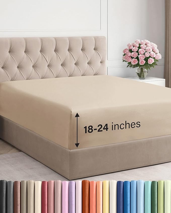 Extra Deep King Fitted Sheet by CGKUnlimited