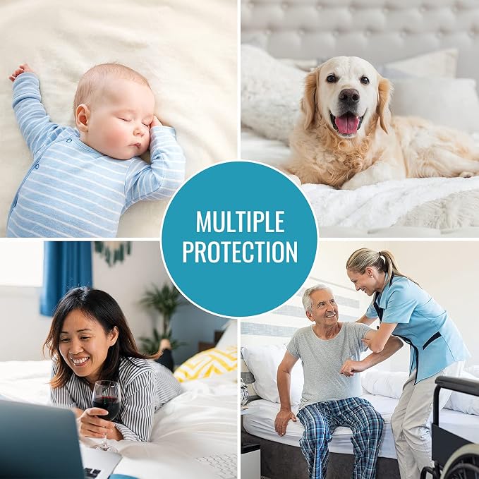 DMI Waterproof Mattress Protector, Mattress Pad, Waterproof Mattress Cover - Image 4
