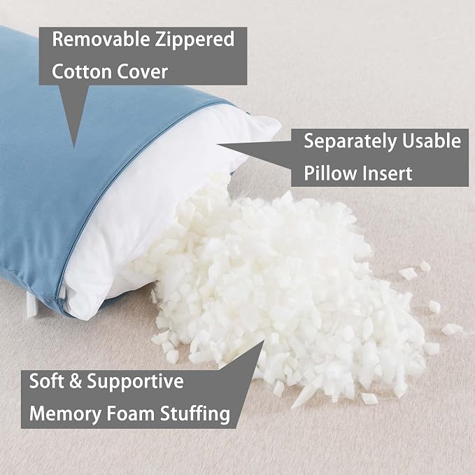 WhatsBedding Memory Foam Body Pillow - Image 2