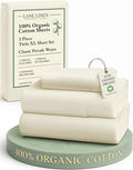 LANE LINEN 100% Organic Cotton Twin XL Sheets Set, 3-Piece Pure Organic Cotton by LaneLinen