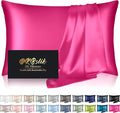 Silk Pillowcase for Hair and Skin, Mulberry Silk Pillow Cases King Size by HOME