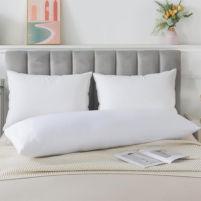 Memory Foam Body Pillow Insert, Soft Large Long Bed Pillow - Image 2