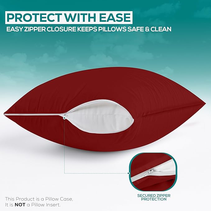 Utopia Bedding Premium 100% Waterproof Pillow Protectors - Image 4