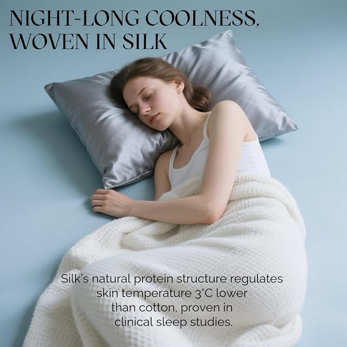 Silk Pillow Cases 2 Pack for Hair and Skin - Image 4