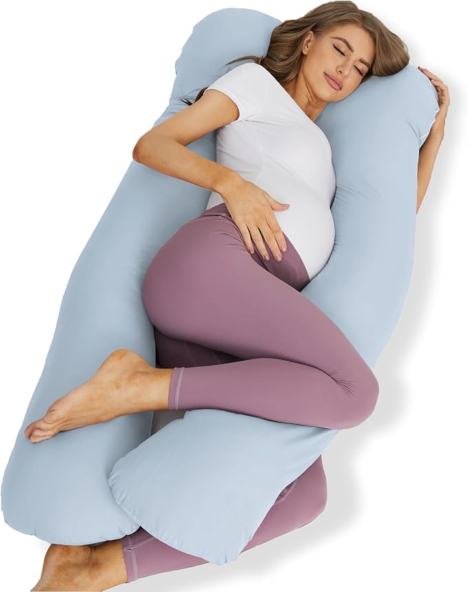 ZZZhen Pregnancy Pillow for Sleeping, U Shaped Maternity Pillow by ZZZhen
