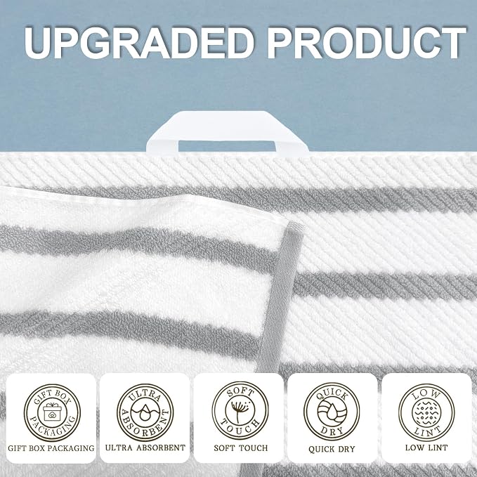 VOOVA & MOVAS Towel Set for Bathroom - Image 2