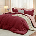 MUXHOMO 7 Pieces Full Comforter Set, Soft Bed in a Bag Full Size, All Season by MUXHOMO