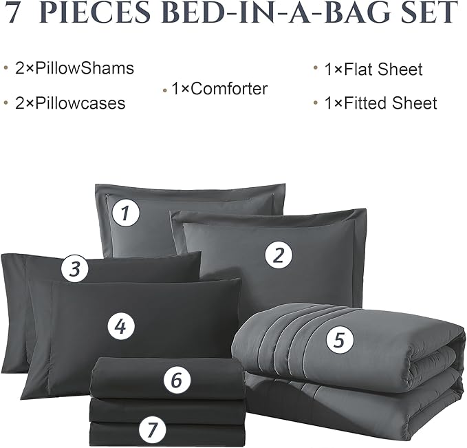 Monbix California King Size Comforter Set - Image 6