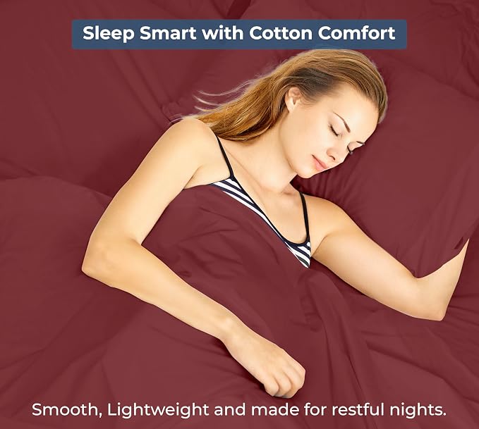 Royale Linens 100% Organic Cotton Full Flat Sheet Only - Image 9
