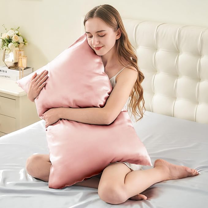 INFIIXSO Mulberry Silk Pillow Case King Size, Silk Pillowcase - Image 3