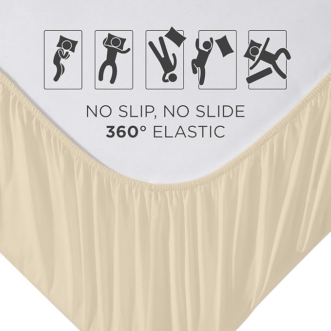 Royale Linens Fitted Sheet King - Image 5