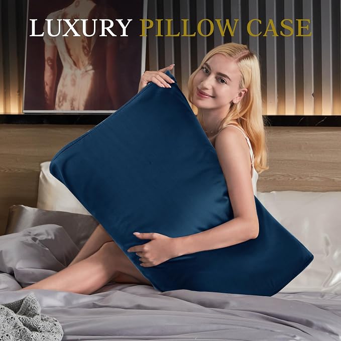Contour Pillowcase- Rayon Derived from Bamboo Cooling Pillow Case Cover - Image 6