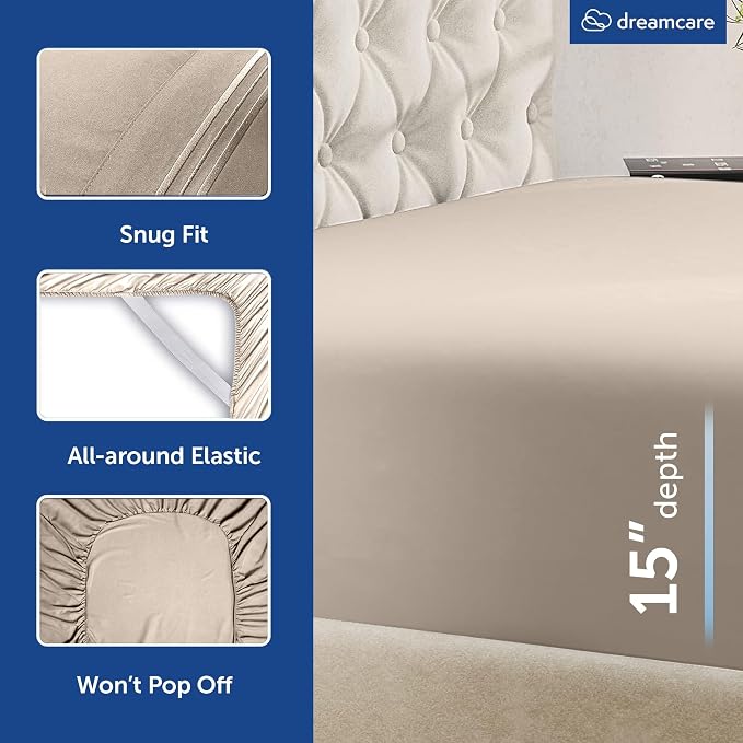 DREAMCARE King Size Sheets Set - Image 6