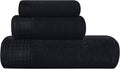 GLAMBURG Ultra Soft 3 Pack Cotton Towel Set, Contains a Bath Towel 28x55 inch by GLAMBURG