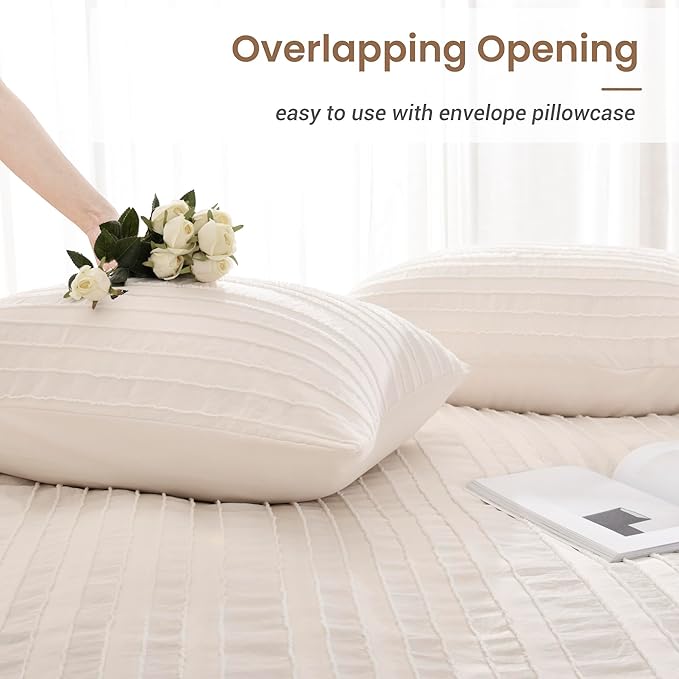 NEXHOME PRO Duvet Cover King, Soft and Lightweight 100% Washed Microfiber - Image 5