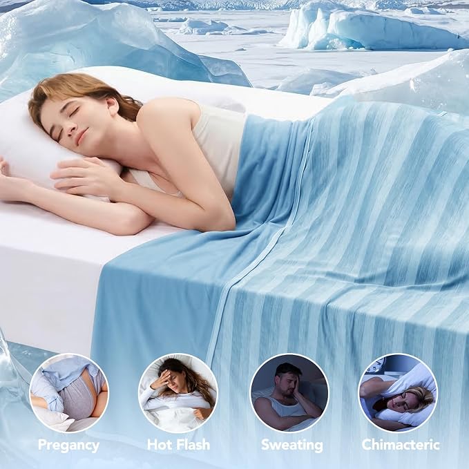 GOHERO Cooling Blanket King Size- 100"x90" Summer Cooling Throw Blanket - Image 4