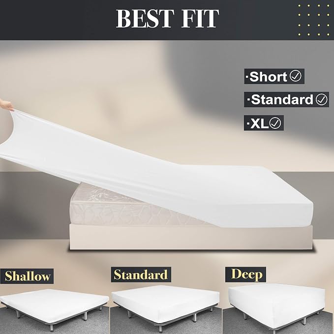 Stretch Twin Fitted Sheet Only - Image 4