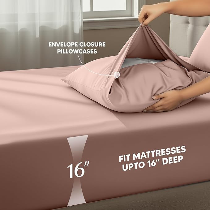 Utopia Bedding King Size Sheet Set – 4 Piece Bed Sheets, Soft and Breathable - Image 4