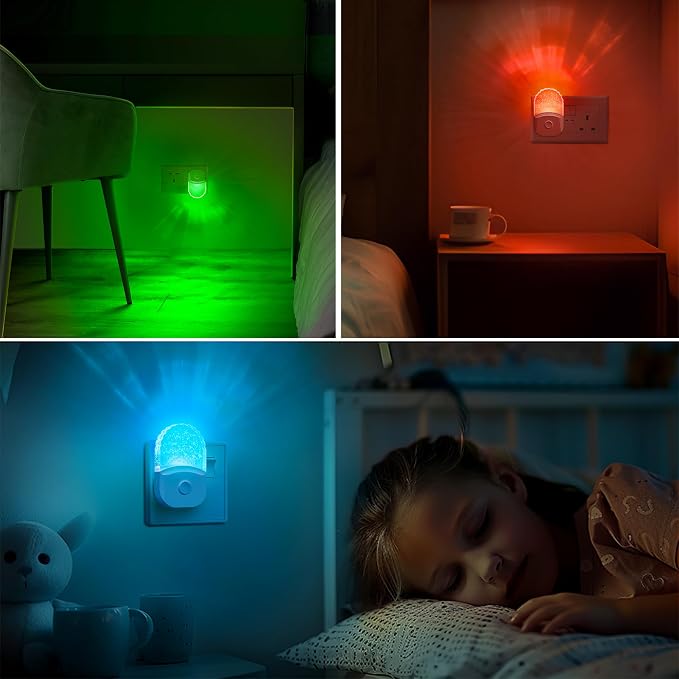 DORESshop 8-Color RGB LED Night Light Plug into Wall, Kids Room - Image 7