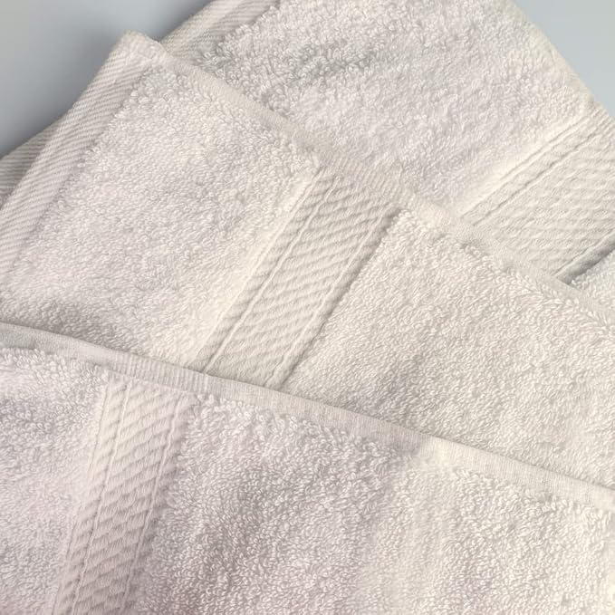 SUPERIOR Egyptian Cotton Pile 3 Piece Towel Set, Includes 1 Bath, 1 Hand - Image 5
