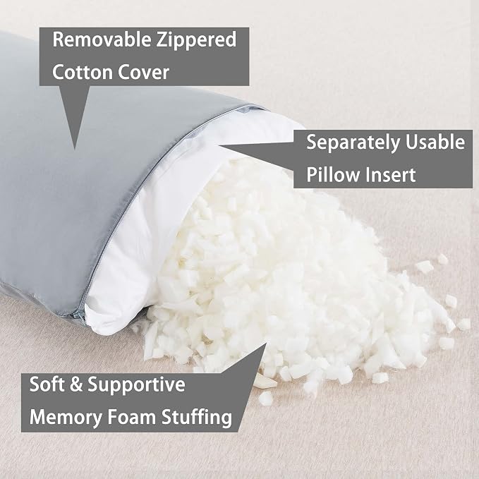 WhatsBedding Memory Foam Body Pillow - Image 2