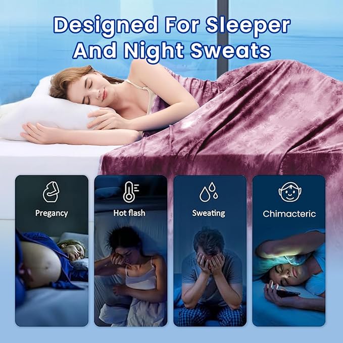 Topcee Cooling Blankets for Hot Sleepers, Arc-Chill Q-Max >0.5 Cool Fiber - Image 4