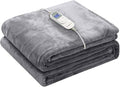 Wapaneus Foot Pocket Heated Blanket Electric Throw by Wapaneus